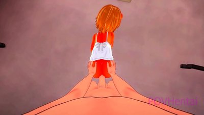 Elemi láng szörny lány.